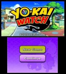 Yo-Kai Watch Title Screen